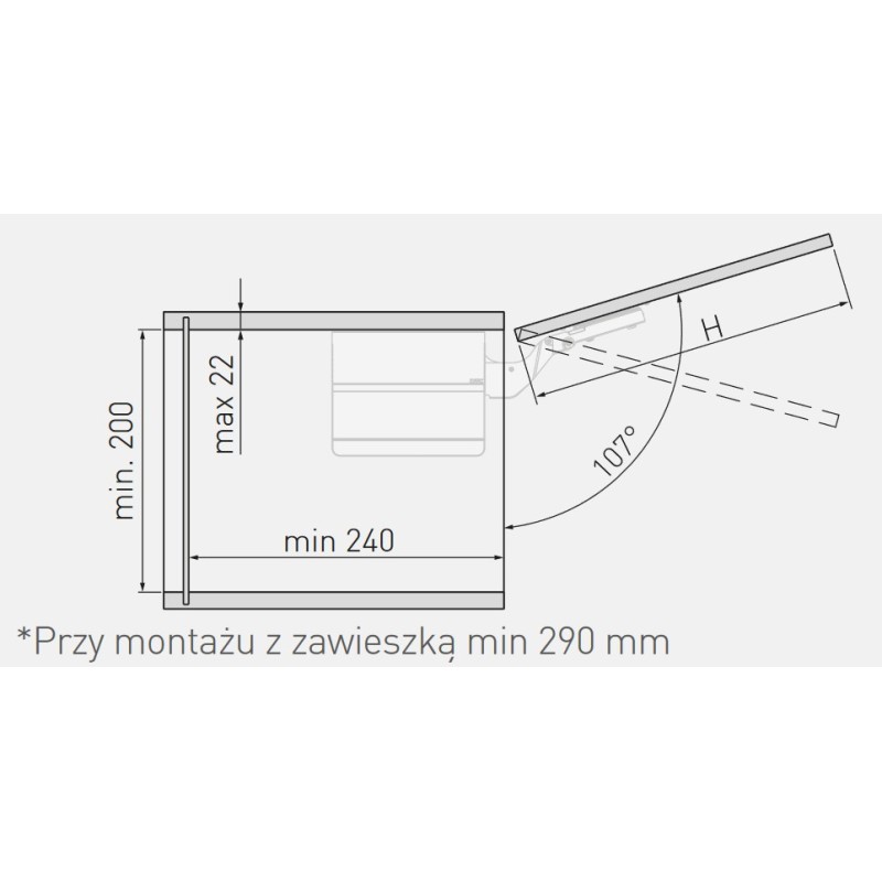 Podno Nik Dtc Push To Open Szary