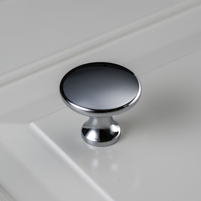 Gałka do mebli UDINE GTV – chrom, inox, satyna, aluminium, biały, cz