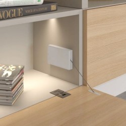 Italiana Ferramenta – Mechanizm barkowy Kiaro Easy Soft – Antracyt, szary, biały