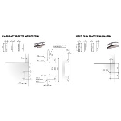 Italiana Ferramenta – Mechanizm barkowy Kiaro Easy Strong – Biały