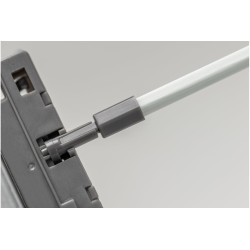 Szuflada AXIS PRO H-84 mm niska (A), L-300–550, push to open, biała