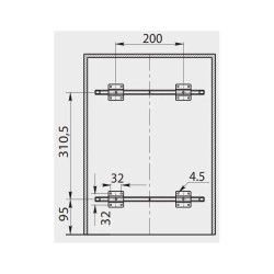 Segregator na śmieci Practi Eco 400 GTV 2x20L, podwójny, 40L, antracyt