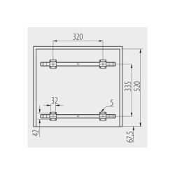 Segregator na śmieci Practi Eco 600 GTV 34L+2x17L, potrójny, 68L, antracyt