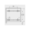 GTV – Segregator na śmieci Practi Eco 600 34L+2x17L, potrójny, 68L, antracyt