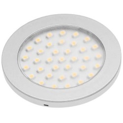 Oprawa LED bez włącznika CASTELLO GTV 6500K, okrągła, aluminium