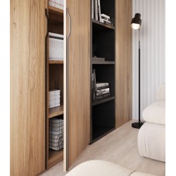 Długi uchwyt do mebli GRAVEL LONG 1200 czarny mat