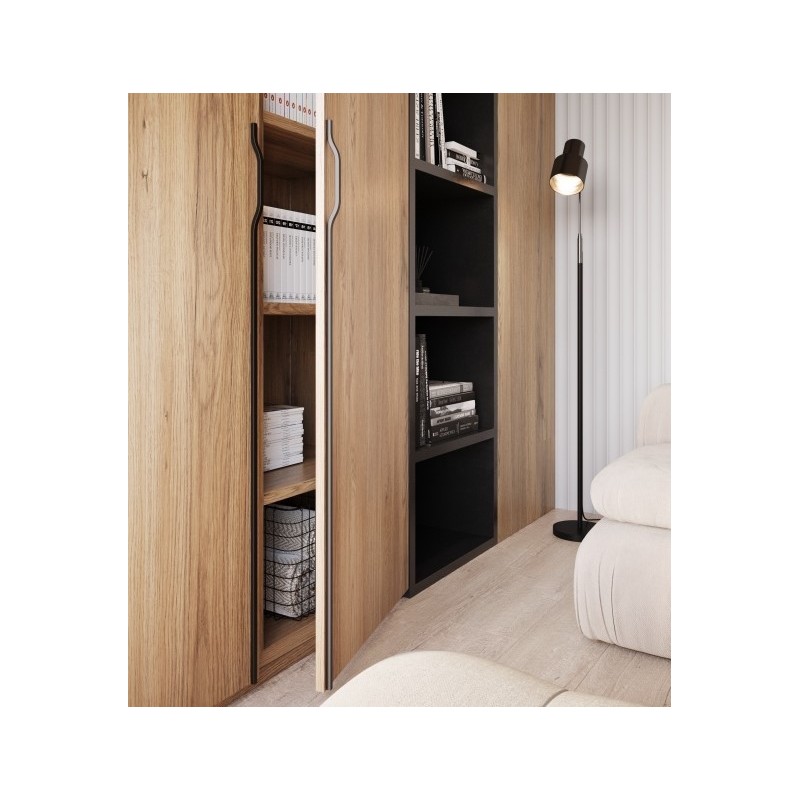 GTV – Uchwyt meblowy GRAVEL LONG L-1200 UA-GRAVEL – Jasne złoto