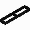 BLUM AMBIA-LINE – ramka do szuflady standardowej LEGRABOX, stal, 500/100mm – czarna