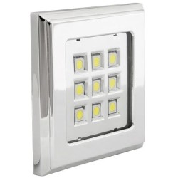 Oprawa LED VINCENTE GTV 3000K, kwadrat, chrom