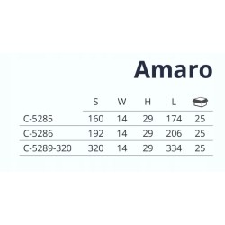 Uchwyt AMARO Nomet – C-5285 L-160 ALUMINIUM