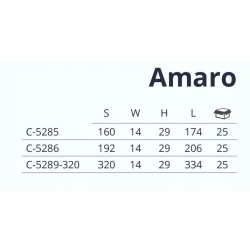 Uchwyt AMARO Nomet – C-5286 L-192 STARY NIKIEL