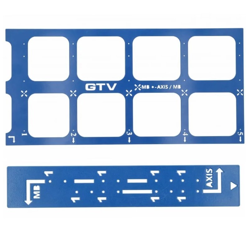 Szablon wiertarski GTV dla szuflad Modern Box i AXIS Pro