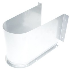 Osłona syfonu Cover 210x199mm – wysoka – biała, szara, antracyt