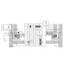 Hettich Quadro 25 z Silent System, 350 mm, lewy