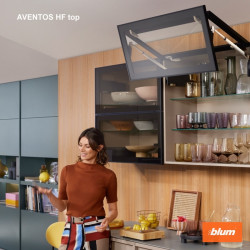 BLUM – AVENTOS HF TOP - Zestaw siłowników 22F2500, współczynnik mocy 2700-13500