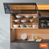 BLUM – Zaślepka AVENTOS HF/HS/HL TOP - Zestaw zaślepek 22.8000, jasnoszare/szare