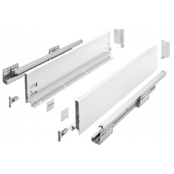 GTV – Szuflada AXIS PRO H-116mm średnia (B), L-250mm, cichy domyk, biała - PB-AXISPRO-KPL250B1