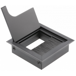GTV – Przepust kablowy MERIDA 80x80mm – aluminium, czarny
