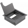 GTV – Przepust kablowy MERIDA 80x80mm – aluminium, czarny