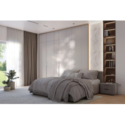 Długi uchwyt do mebli GRAVEL LONG 1200 biały mat