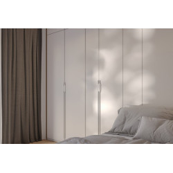 Długi uchwyt do mebli GRAVEL LONG 1200 biały mat