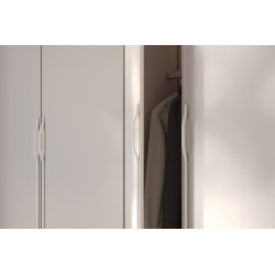 Długi uchwyt do mebli GRAVEL LONG 1200 biały mat