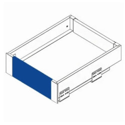 GTV – Panel AXIS PRO frontu wewnętrznego L-1200 mm, do szuflady niskiej, czarny