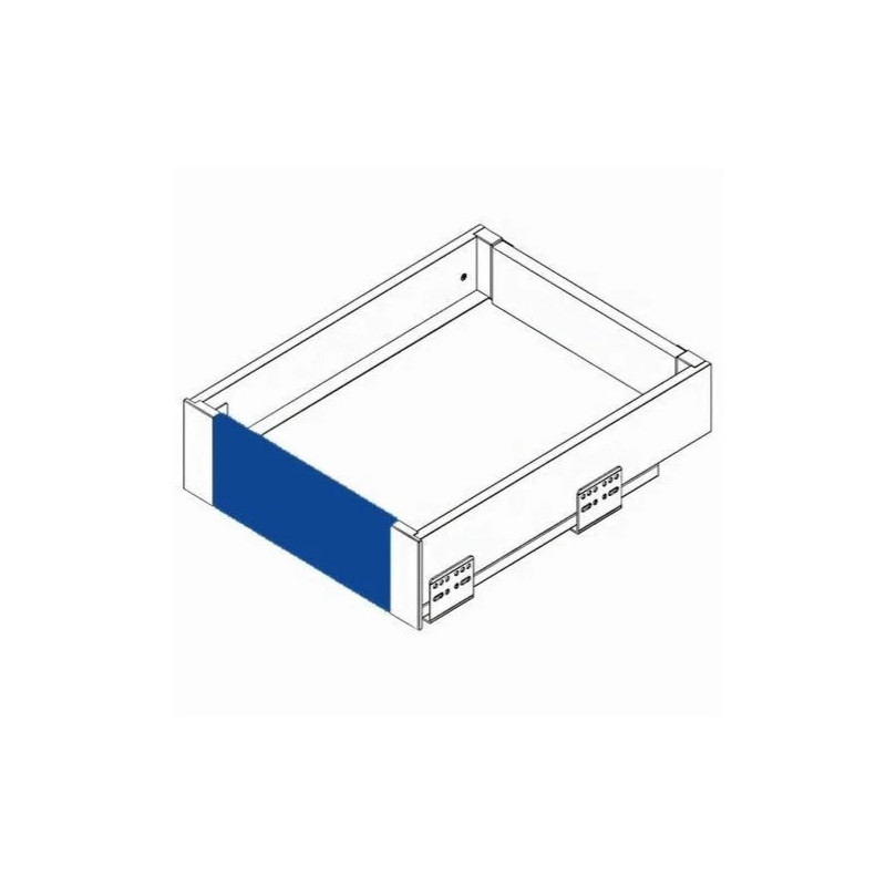 GTV – Panel AXIS PRO frontu wewnętrznego L-1200 mm, do szuflady niskiej, czarny