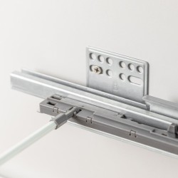 Szuflada AXIS PRO H-167 mm wysoka (C), L-300–550, push to open, biała