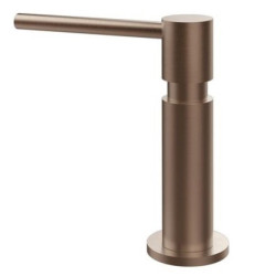 GESSI – DISPENSER Dozownik do mydła 29651.708, Miedź szczotkowana PVD, eleganckie i trwałe wykończenie