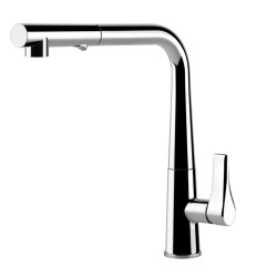 GESSI – PROTON Bateria jednouchwytowa z dwufunkcyjną wylewką 17177.031, Chrom