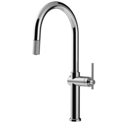 GESSI – HABITO Bateria jednouchwytowa z wyciąganą wylewką 60672.031, Chrom