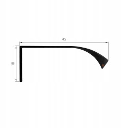 Uchwyt LONDYN UA02 96–480 mm - Złoto mat, Biały, Inox, Czarny mat