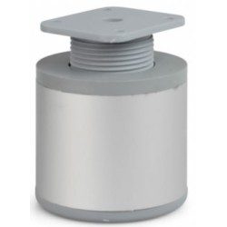 Nóżka meblowa FI60 mm aluminium H-100 mm