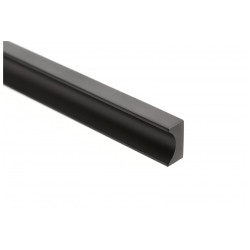 GTV – Uchwyt meblowy, krawędziowy GROOVE – 160–320mm – Czarny mat