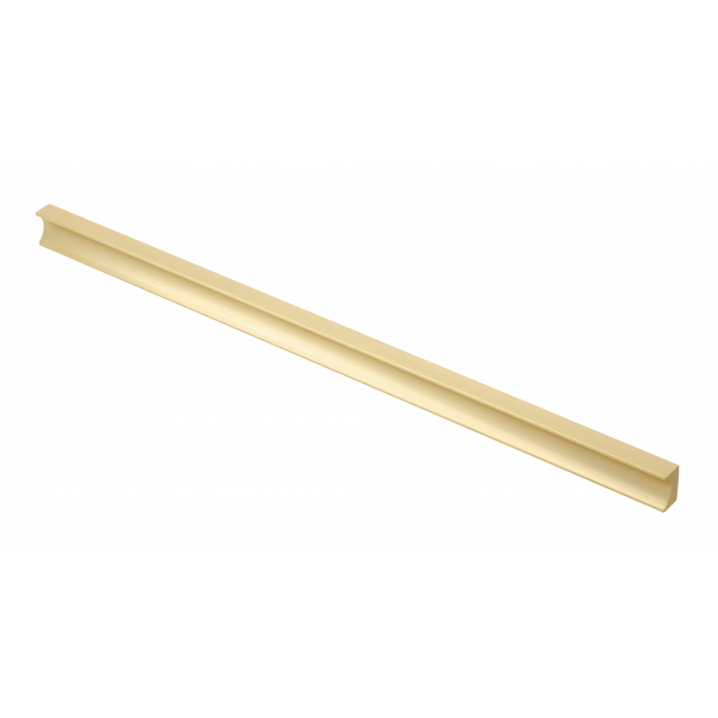 GTV – Uchwyt meblowy, krawędziowy GROOVE – 160–320mm – złoto szczotkowane GTV – Uchwyt meblowy, krawędziowy GROOVE – 160–320mm – złoto szczotkowane