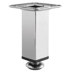 Nóżka meblowa kwadratowa SQA 100x30x30 mm, chrom