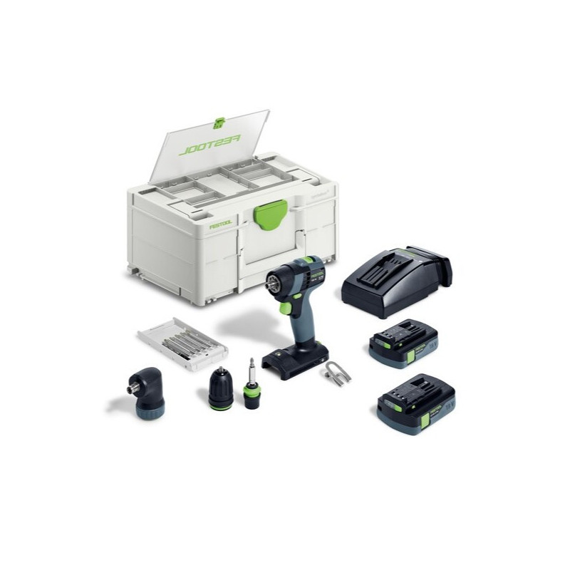 FESTOOL – Akumulatorowa wiertarko-wkrętarka TXS 18 C 3,0-Set FESTOOL – Akumulatorowa wiertarko-wkrętarka TXS 18 C 3,0-Set