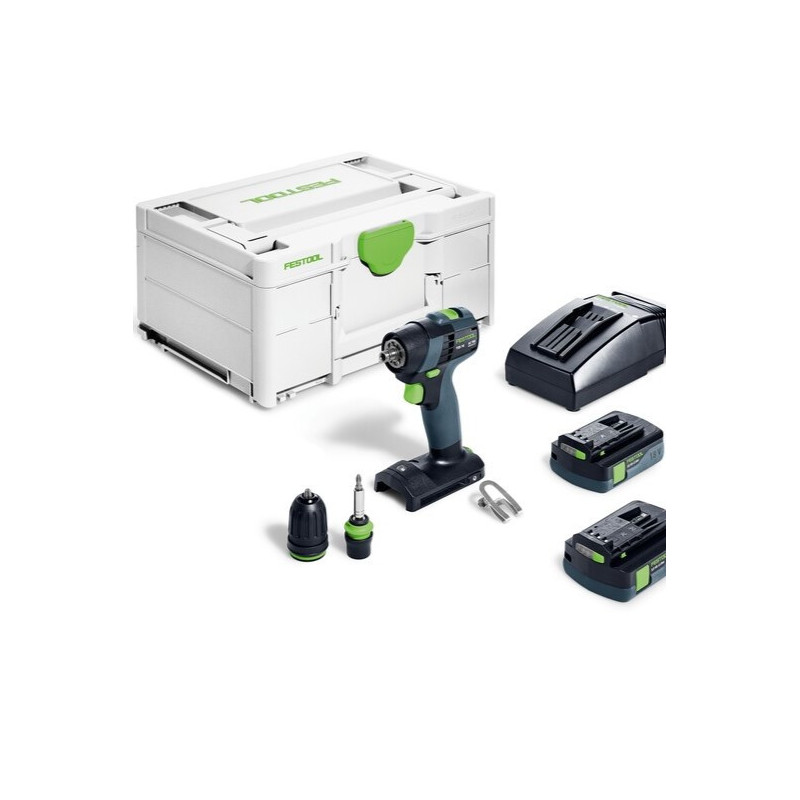 FESTOOL – Akumulatorowa wiertarko-wkrętarka TXS 18 C 3,0-Plus FESTOOL – Akumulatorowa wiertarko-wkrętarka TXS 18 C 3,0-Plus
