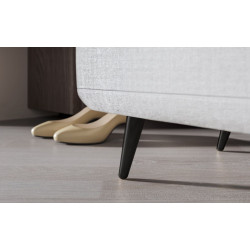 Nóżka meblowa anchor 100 mm, do kanap, szafek, sof, foteli, czarny mat