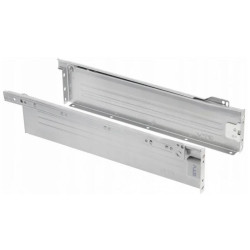 Szuflada meblowa METALBOX GTV H-54 (srebrna) boki metalowe