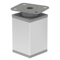 Nóżka kwadratowa 60x40x40 mm - aluminium