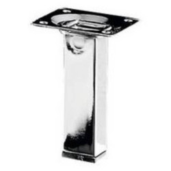 Noga meblowa kwadratowa H-100 25x25 chrom