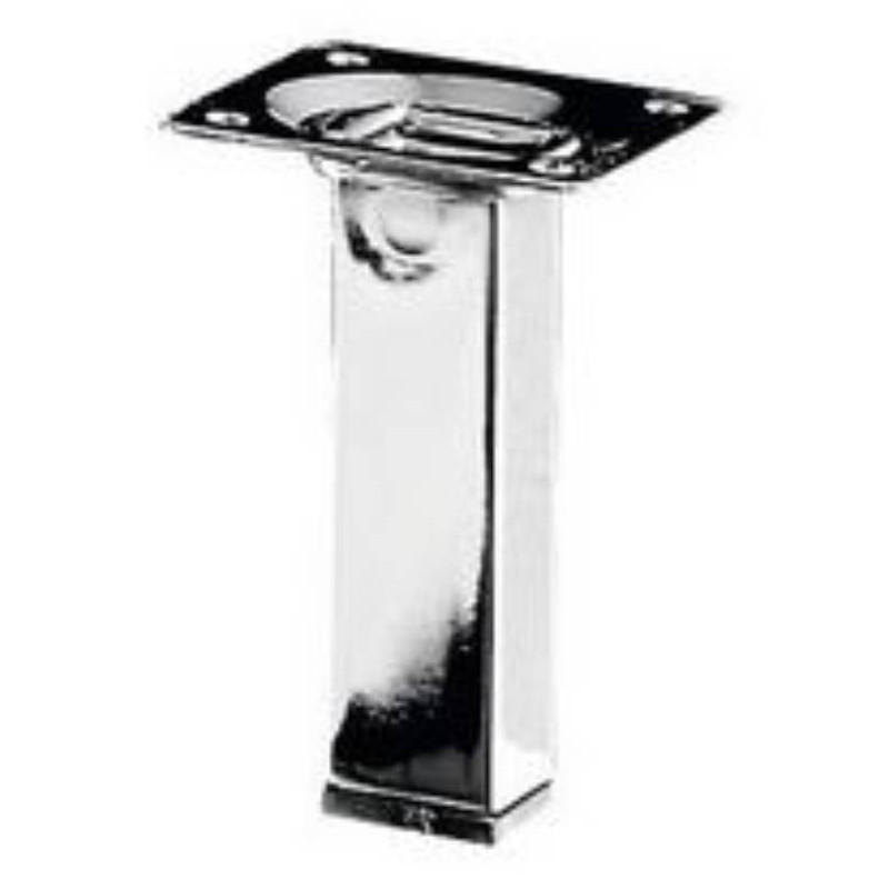 Noga meblowa kwadratowa H-100 25x25 chrom