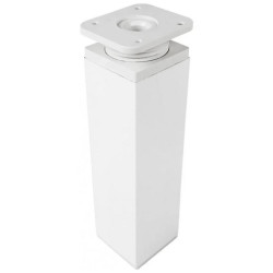 Nóżka meblowa kwadratowa biała 40/40 h-150 mm
