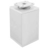 Nóżka meblowa kwadratowa H-100 mm, biała 60x60 mm