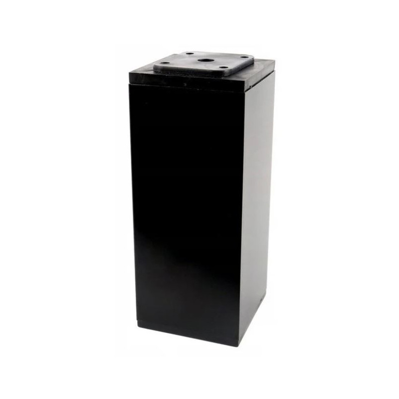 Nóżka meblowa kwadratowa H-150 mm, czarna 60x60 mm
