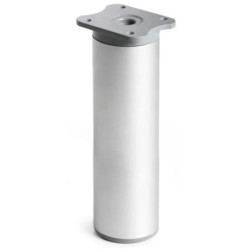 Nóżka meblowa aluminiowa okrągła średnica 40 mm, H-200 mm
