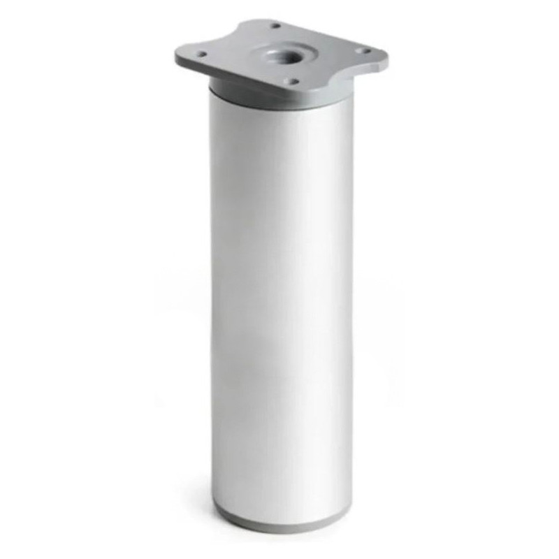 Nóżka meblowa aluminiowa okrągła średnica 40 mm, H-200 mm
