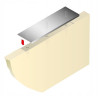 Uchwyt krawędziowy do mebli C-3184 TL2 aluminium Uchwyt krawędziowy do mebli C-3184 TL2 aluminium